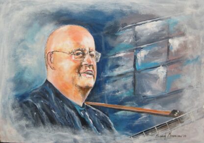 Painting of Christy Moore